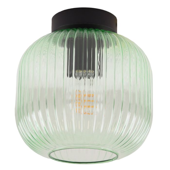 Plafonnier vert design, Charlois