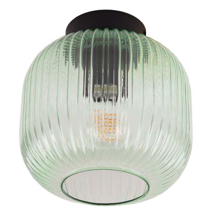 Plafonnier vert design, Charlois