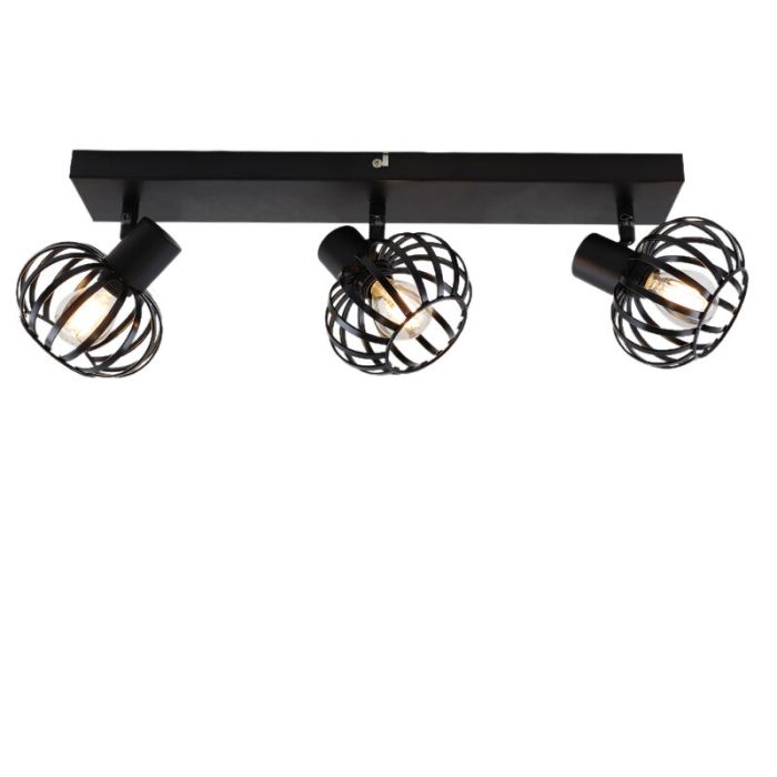 Spot plafond noir industriel, Lieve