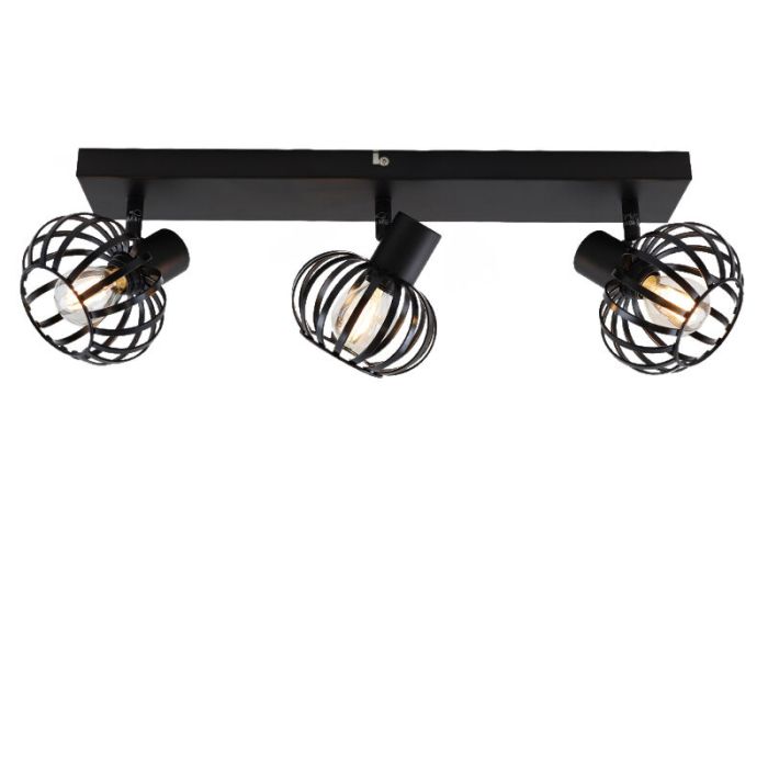 Spot plafond noir industriel, Lieve