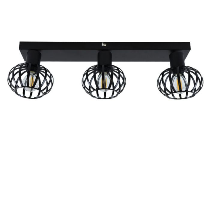 Spot plafond noir industriel, Lieve