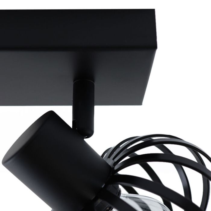 Spot plafond noir industriel, Lieve