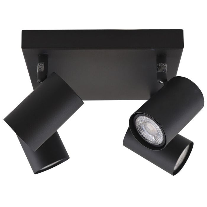 Spot plafond noir moderne, Elena
