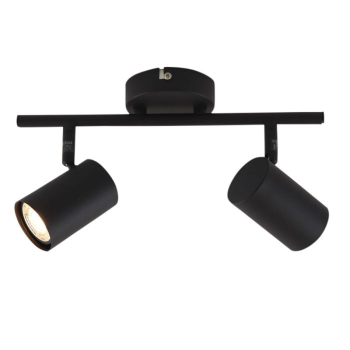Spot plafond noir moderne, Elena
