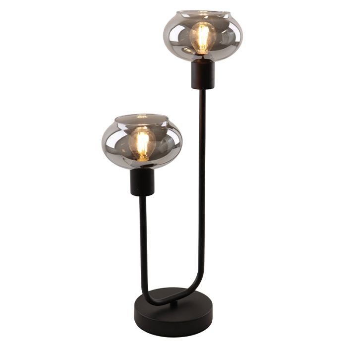 Lampe de table grise design, Skip, avec interrupteur