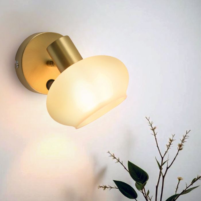 Spot mural blanc design, Skip, avec interrupteur