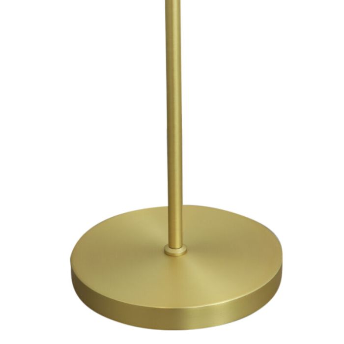 Lampadaire blanc design, Ayleen, avec interrupteur
