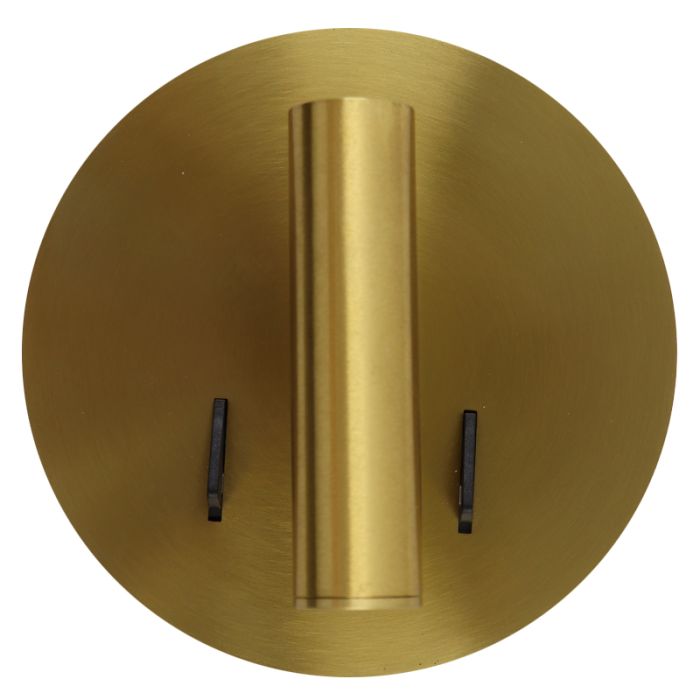 Applique murale dorée moderne, Alec, 9W, 3000K LED, avec interrupteur