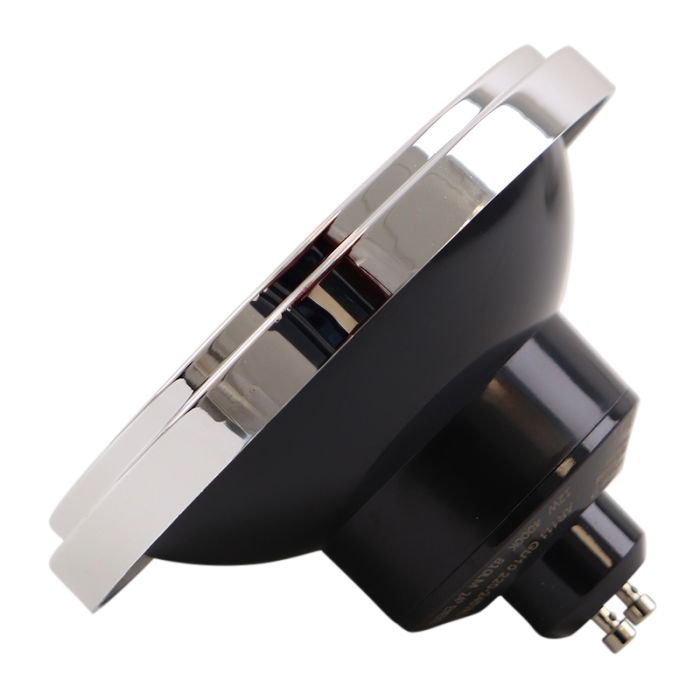 Olucia ampoule LED GU10 (AR111) Clint, noir, 6W, 2700K