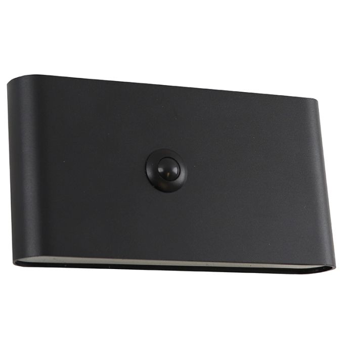 Applique murale rechargeable noire moderne, Rodigo, 1W, 3000K LED, IP44