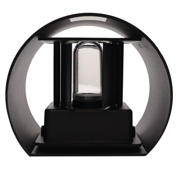 Applique up and down noire moderne, Dion, IP65