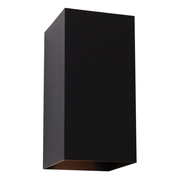 Applique extérieur avec capteur crépusculaire noire moderne, Dion, IP65
