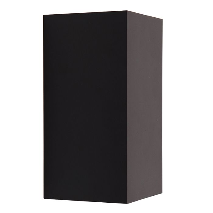 Applique extérieur avec capteur crépusculaire noire moderne, Dion, IP65