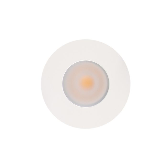 Spot encastré veranda blanc Dico, IP65, gradable
