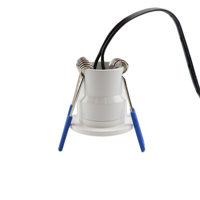 Spot encastré veranda blanc Dico, IP65, gradable