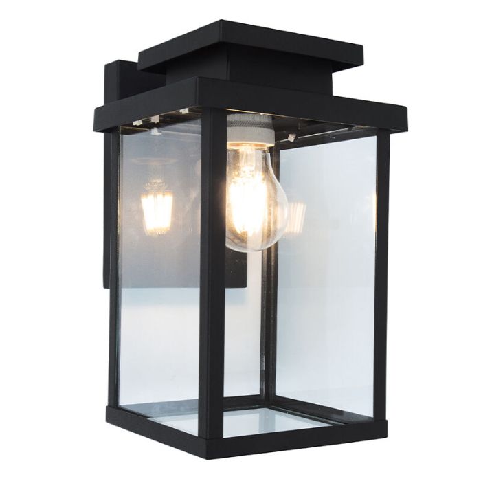 Luminaire extérieur noir moderne, Tiamo, IP44