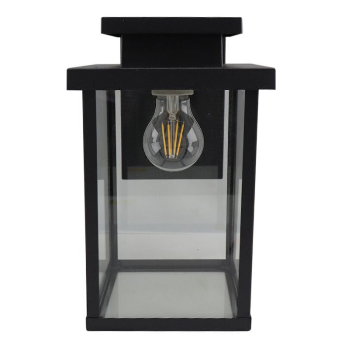 Luminaire extérieur noir moderne, Tiamo, IP44