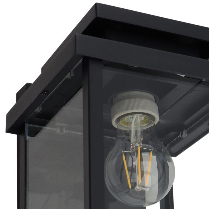 Luminaire extérieur noir moderne, Tiamo, IP44