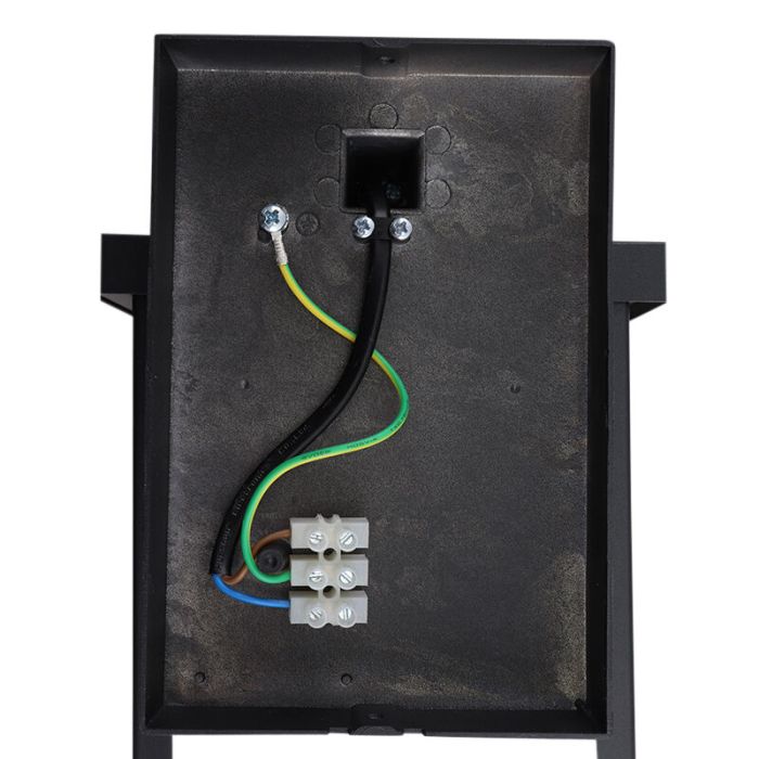 Luminaire extérieur noir moderne, Tiamo, IP44