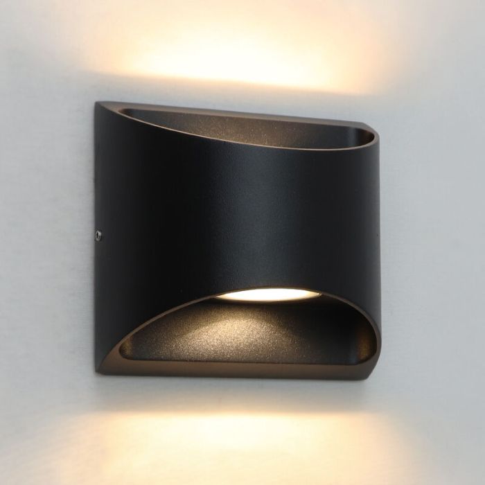 Luminaire extérieur noir moderne, Stein, 8W, 3000K LED, IP54