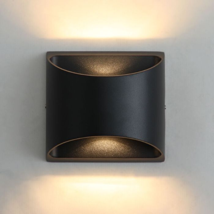 Luminaire extérieur noir moderne, Stein, 8W, 3000K LED, IP54