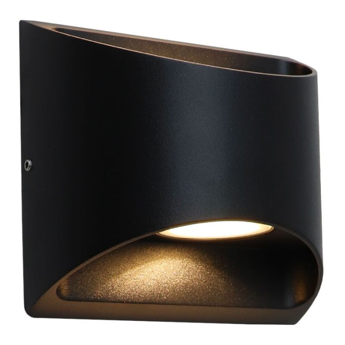 Luminaire extérieur noir moderne, Stein, 8W, 3000K LED, IP54