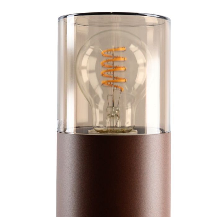 Luminaire extérieur couleur rouille moderne, Sanel, IP44
