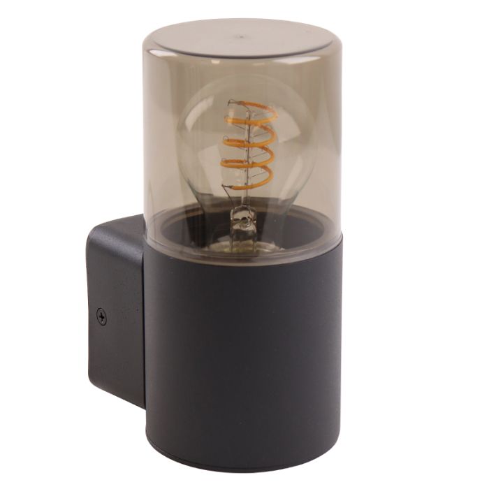 Luminaire extérieur noir moderne, Sanel, IP44