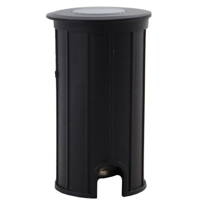 Spot encastré extérieur noir en aluminium, Catamarca, 3W, 2700K LED, IP68