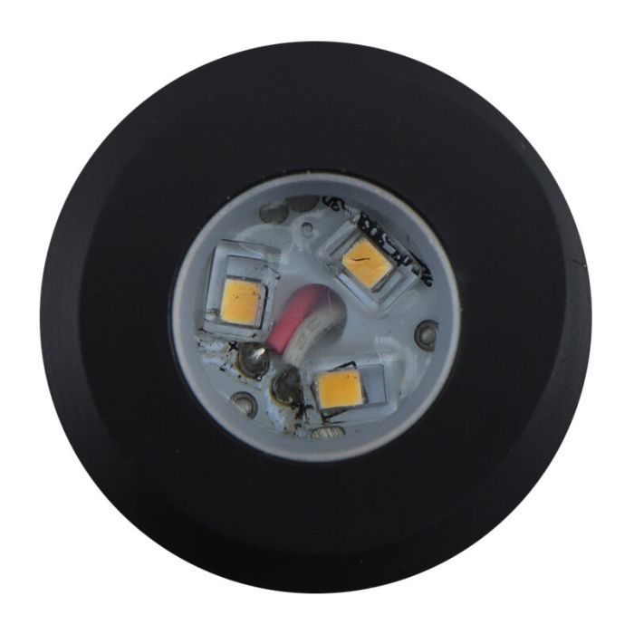 Spot encastré extérieur noir en aluminium, Catamarca, 3W, 2700K LED, IP68