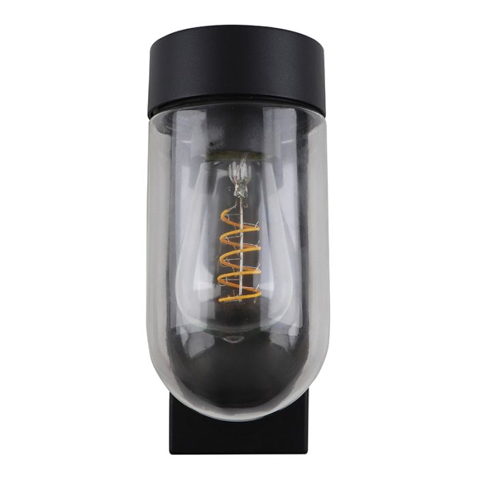 Luminaire extérieur noir en aluminium, Bella, IP44