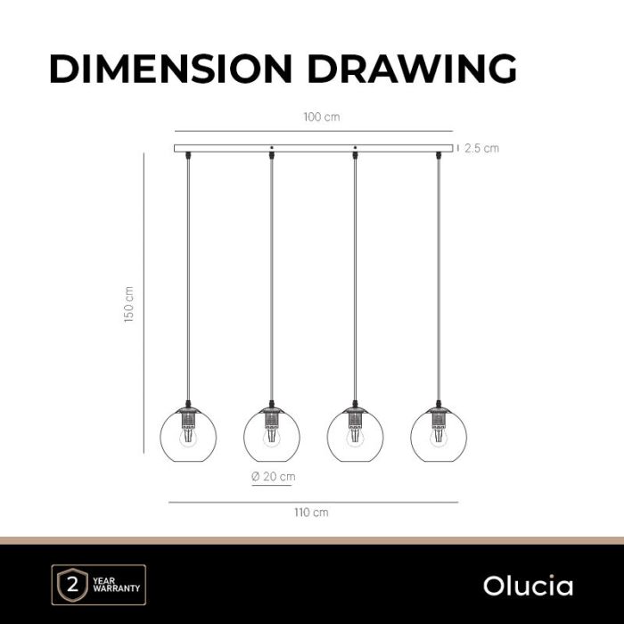 Suspension grise design, Giada