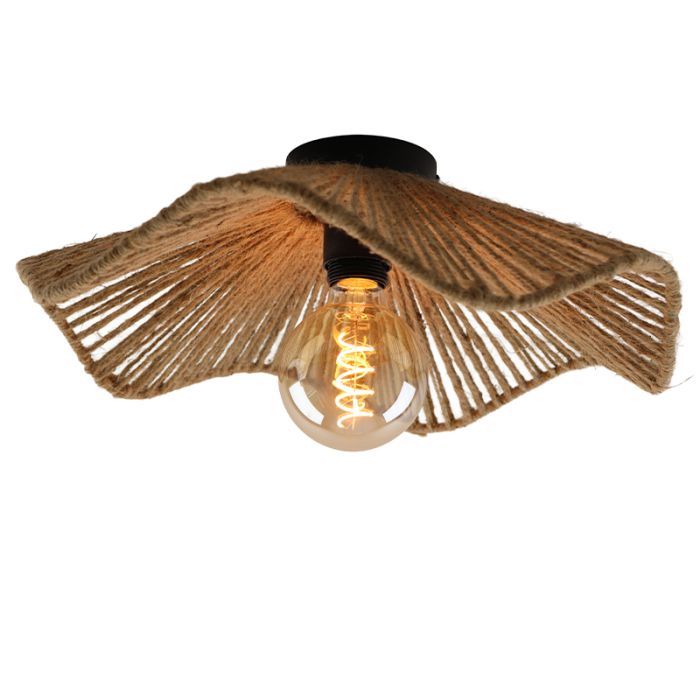 Plafonnier marron rustique, Annelot