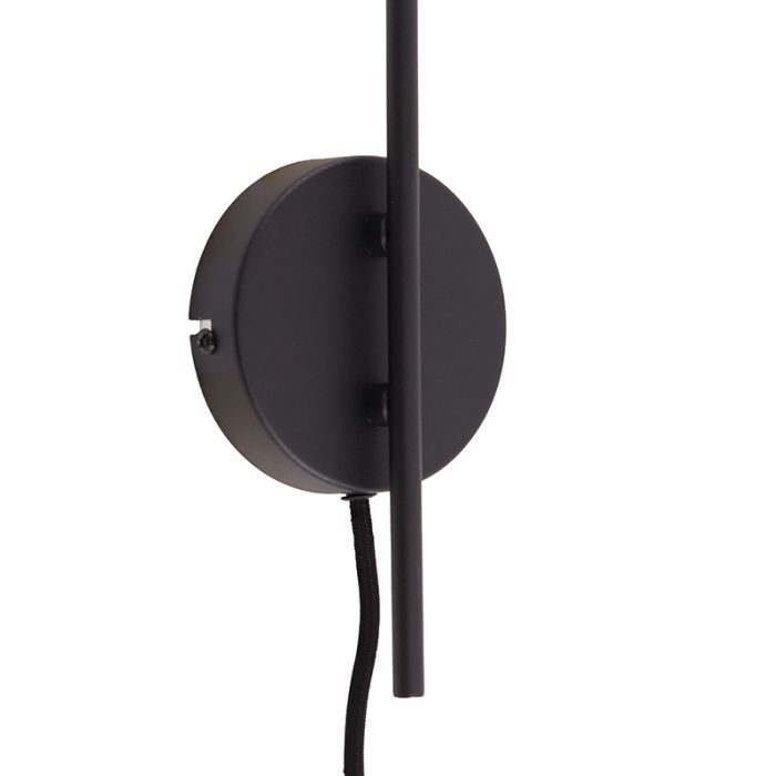 Applique murale grise design, Giada, avec interrupteur
