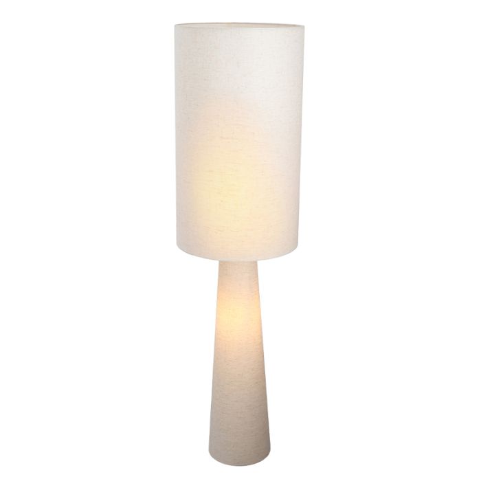 Lampadaire beige moderne, Timmy, avec interrupteur