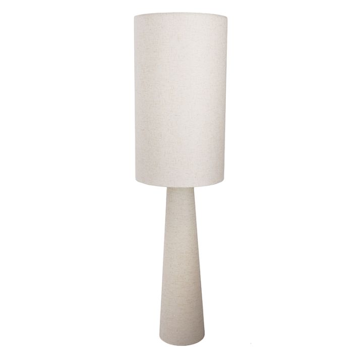 Lampadaire beige moderne, Timmy, avec interrupteur