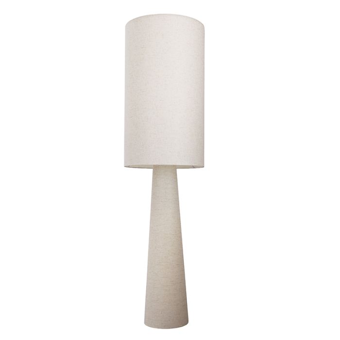 Lampadaire beige moderne, Timmy, avec interrupteur