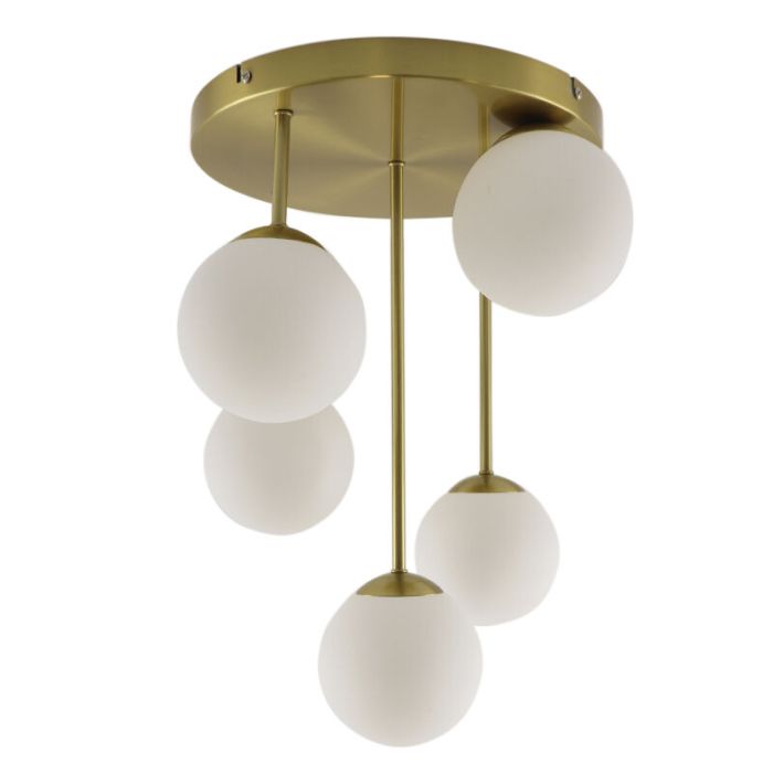 Plafonnier laiton design, Stacy