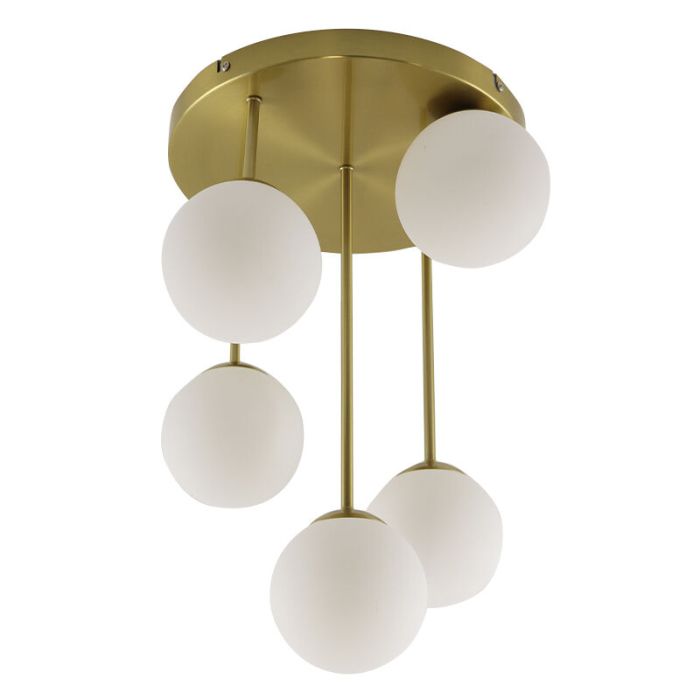 Plafonnier laiton design, Stacy