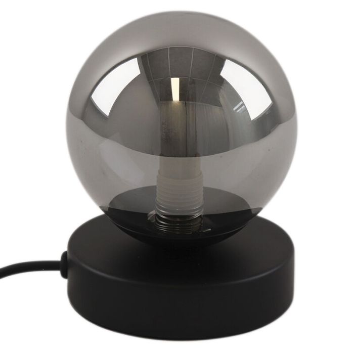 Lampe de table grise design, Stacy, avec interrupteur