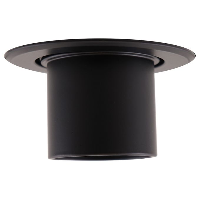 Spot encastré noir en aluminium, Janna