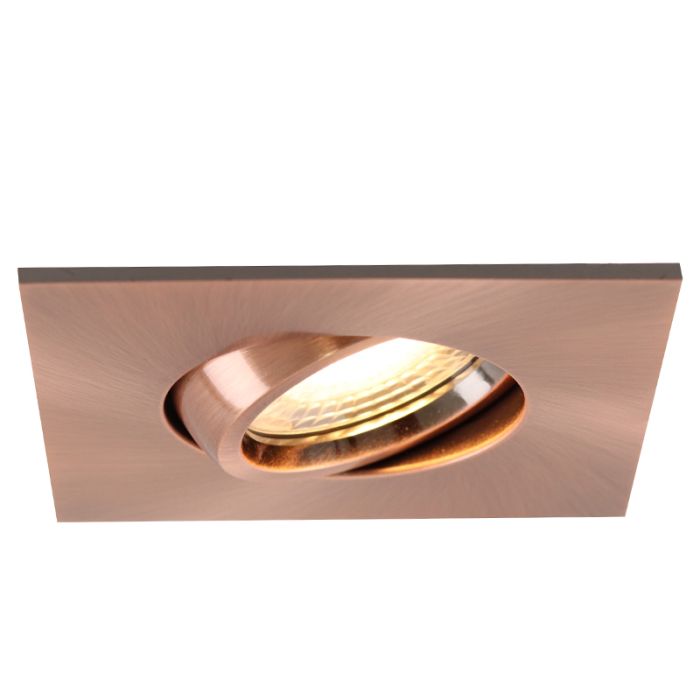 Spot encastré salle de bain cuivre moderne, Jill, IP44