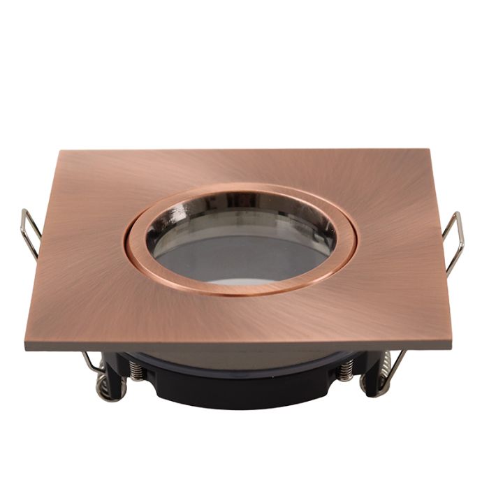 Spot encastré salle de bain cuivre moderne, Jill, IP44