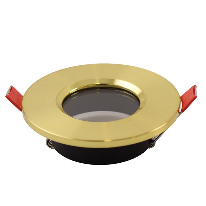 Spot encastré salle de bain laiton moderne, Jule, IP65
