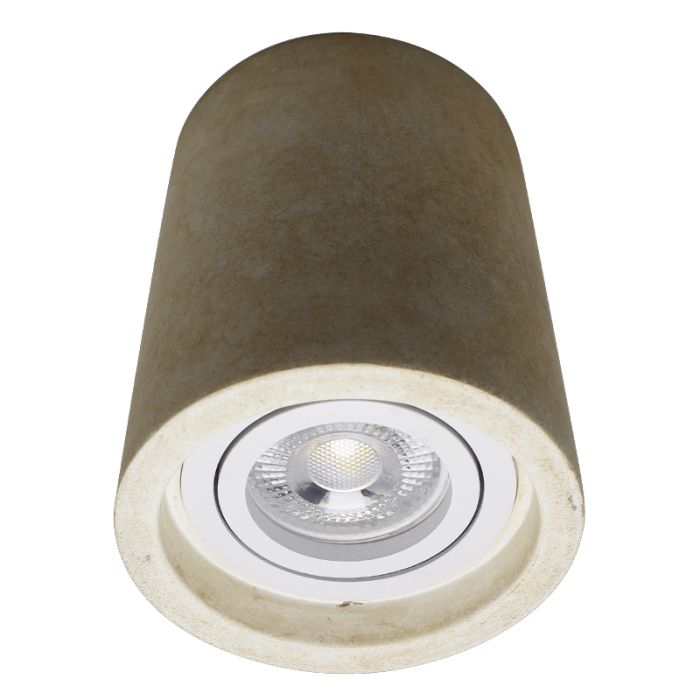 Spot en saillie en béton beige, Marcella