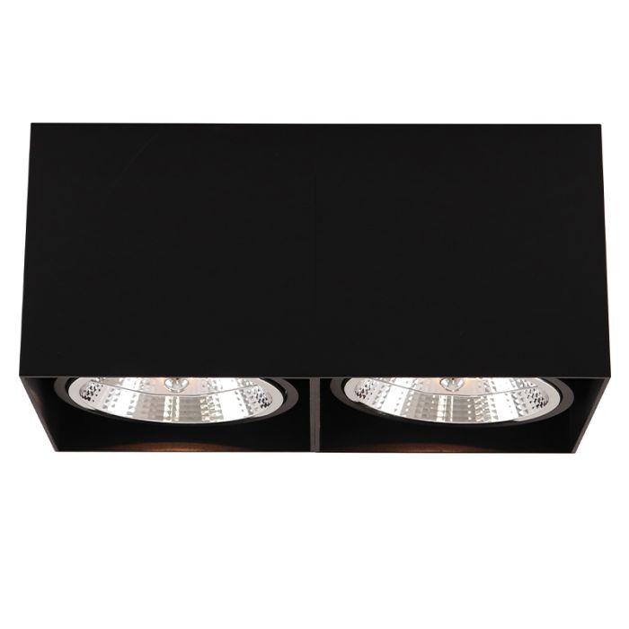 Spot en saillie noir moderne, Mario