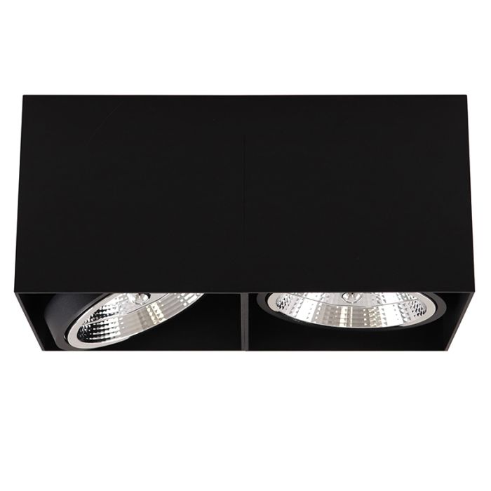 Spot en saillie noir moderne, Mario