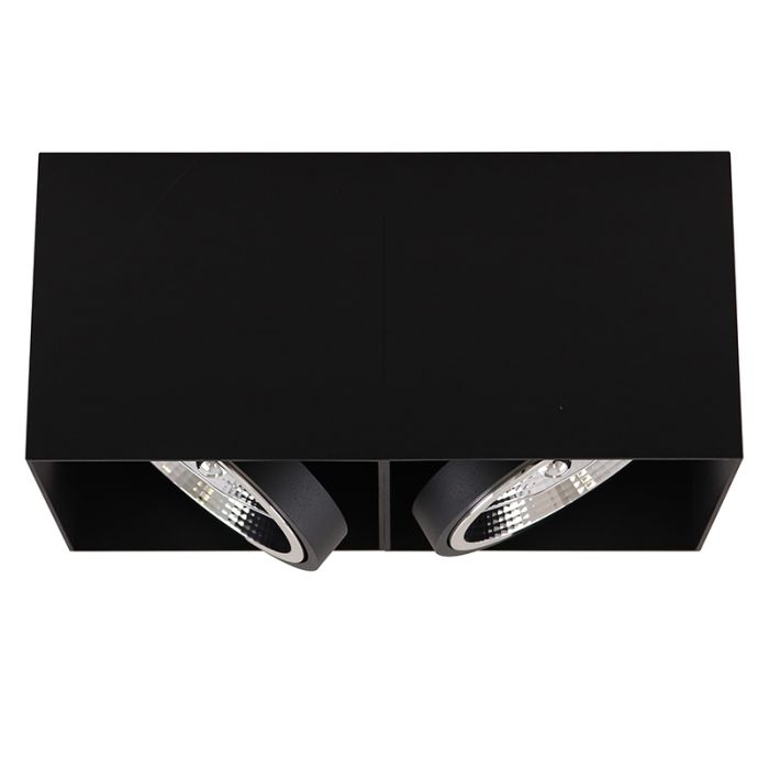 Spot en saillie noir moderne, Mario
