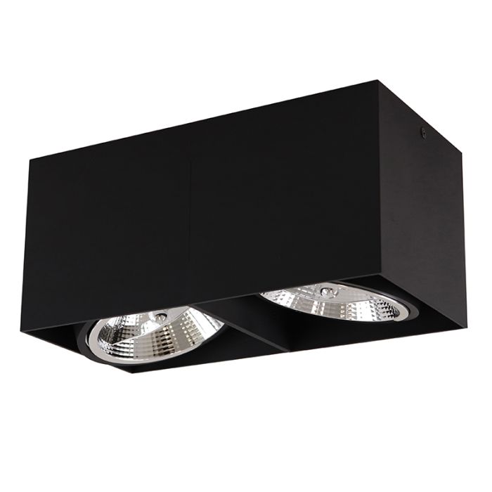 Spot en saillie noir moderne, Mario