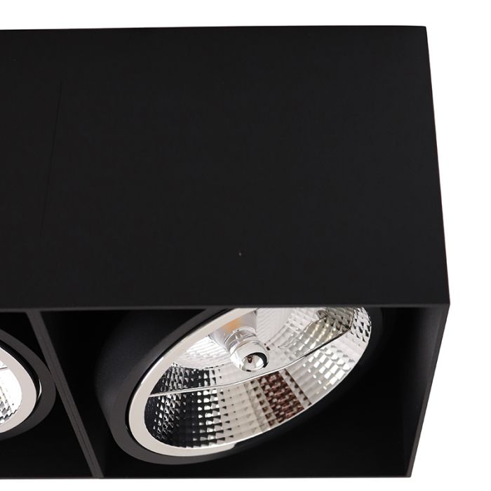 Spot en saillie noir moderne, Mario